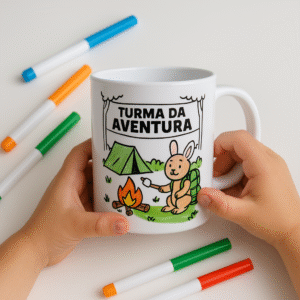Caneca de colorir